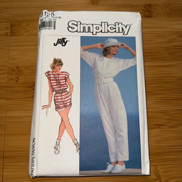 Vintage 1987 Simplicity Womens pattern 8125 Size 12-16 - Picture 1 of 5